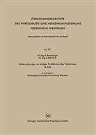 Beisswänger, H Beisswänger, H. Beisswänger, S Schwandt, S. Schwandt - Untersuchungen an einigen Problemen des Tiefziehens II. Teil