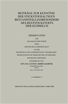 Josef Gloetzl - Beiträge zur Kenntnis der stickstoffhaltigen Bestandteile, insbesondere des Reststickstoffs der Kuhmilch