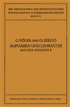 James Allister Jenkins, Georg Pólya, George Pólya, Gábo Szegö, Gábor Szegö, Giorgio Philip Szegö - Aufgaben und Lehrsätze aus der Analysis