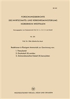 Otto Schmitz-Dumont - Reaktionen in flüssigem Ammoniak zur Gewinnung von: 1. Titanylamid. 2. Oxykobalt (III)-amiden. 3. Ammonobasischen Kobalt (III)-benzylaten