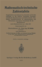 Heinric Bohde, Heinrich Bohde, Hug Höhn, Hugo Höhn, Paul Werners - Mathematisch-technische Zahlentafeln
