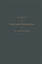 Rudolf Benedikt, Ferdinan Ulzer, Ferdinand Ulzer - Analyse der Fette und Wachsarten