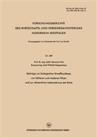 Hermann Fink - Beiträge zur biologischen Eiweißsynthese von höheren und niederen Pilzen und zur alimentären Lebernekrose der Ratte