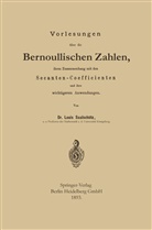 Louis Saalschütz - Vorlesungen über die Bernoullischen Zahlen, ihren Zusammenhang mit den Secanten - Coefficienten und ihre wichtigeren Anwendungen