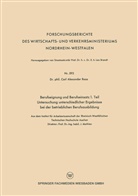 Alexander Roos - Berufseignung und Berufseinsatz 1. Teil Untersuchung unterschiedlicher Ergebnisse bei der betrieblichen Berufsausbildung