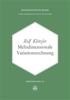 R Klötzer, R. Klötzer - Mehrdimensionale Variationsrechnung