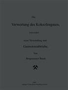 NA Baum, Geiger, H Geiger, H. Geiger, Scheel, Scheel... - Die Verwertung des Koksofengases, insbesondere seine Verwendung zum Gasmotorenbetriebe