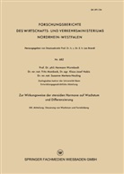 Mertens-Neuli, Susane Mertens-Neuling, Klaus-Jose Nobis, Klaus-Josef Nobis, Herman Wurmbach, Hermann Wurmbach - Zur Wirkungsweise der steroiden Hormone auf Wachstum und Differenzierung
