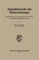 Karl Torggler - Hypothekenrecht und Notverordnungen