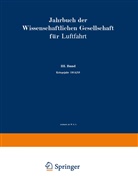 Wissenschaftliche gesellschaft für Luftfahrt, Wissenschaftliche Gesellschaft für Luftfahrt - Jahrbuch der Wissenschaftlichen Gesellschaft für Luftfahrt