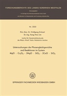 Wolfgang Krönert - Untersuchung der Phasengleichgewichte und Reaktionen im System MgO · Cr2O3 - 2MgO · SiO2 - 2CaO · SiO2
