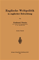 Ferdinand Tönnies - Englische Weltpolitik in englischer Beleuchtung