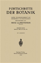 Fritz von Wettstein - Fortschritte der Botanik