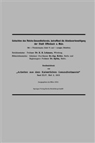 Herman Keller, Hermann Keller, Karl Lehmann, Karl B Lehmann, Karl B. Lehmann, Oscar Spitta - Gutachten des Reichs-Gesundheitsrats, betreffend die Abwässerbeseitigung der Stadt Offenbach a. Main