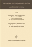 Wolfgang Krönert - Untersuchungen im System Al2O3-SiO2