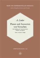 A Linder, A. Linder - Planen und Auswerten von Versuchen