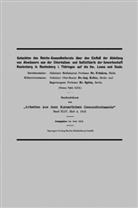 Kar Fränken, Karl Fränken, Herman Keller, Hermann Keller, Oscar Spitta - Gutachten des Reichs-Gesundheitsrats über den Einfluß der Ableitung von Abwässern aus der Chlorkalium- und Sulfatfabrik der Gewerkschaft Rastenberg in Rastenberg i. Thüringen auf die Ilm, Lossa und Saale
