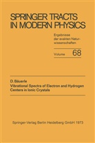 Dieter Bäuerle, Dieter W. Bäuerle - Vibrational Spectra of Electron and Hydrogen Centers in Ionic Crystals