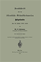 NA Lindemann - Denklchrift über das öffentliche Gesundheitswesen Helgolands für die Jahre 1886-1889