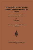 W Kohl, W. Kohl - Die unehelichen Mündel in Pastor Pfeiffers Berufsvormundschaft in Berlin