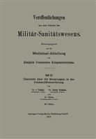 Gustav Devin, Geor Schmidt, Georg Schmidt, Bernhard vo Tobold, Bernhard von Tobold, Bernhard von Tobold - Übersicht über die Neuerungen in der Feldsanitätsausrüstung