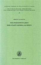 Horst Naumann - Die Personennamen der Stadt Grimma / Sachsen