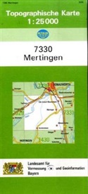 Breitband und Vermessung Landesamt für Digitalisierung, Breitband und Vermessung Landesamt für Digitalisierung - Topographische Karte Bayern Mertingen