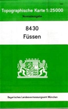 Breitband und Vermessung Landesamt für Digitalisierung, Landesam für Digitalisierung  Breitband u, Landesam für Digitalisierung Breitband un, Breitband und Vermessung Landesamt für Digitalisierung - Topographische Karte Bayern Füssen