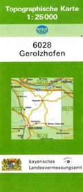 Breitband und Vermessung Landesamt für Digitalisierung, Breitband und Vermessung Landesamt für Digitalisierung - Topographische Karte Bayern Gerolzhofen