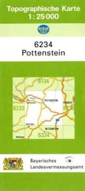 Breitband und Vermessung Landesamt für Digitalisierung, Breitband und Vermessung Landesamt für Digitalisierung - Topographische Karte Bayern Pottenstein