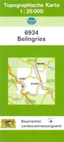 Breitband und Vermessung Landesamt für Digitalisierung, Breitband und Vermessung Landesamt für Digitalisierung - Topographische Karte Bayern Beilngries
