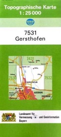 Breitband und Vermessung Landesamt für Digitalisierung, Breitband und Vermessung Landesamt für Digitalisierung - Topographische Karte Bayern Gersthofen