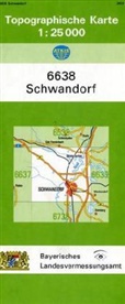 Breitband und Vermessung Landesamt für Digitalisierung, Breitband und Vermessung Landesamt für Digitalisierung - Topographische Karte Bayern Schwandorf