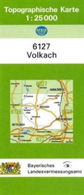 Breitband und Vermessung Landesamt für Digitalisierung, Breitband und Vermessung Landesamt für Digitalisierung - Topographische Karte Bayern Volkach