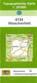Breitband und Vermessung Landesamt für Digitalisierung, Breitband und Vermessung Landesamt für Digitalisierung - Topographische Karte Bayern Waischenfeld