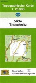 Breitband und Vermessung Landesamt für Digitalisierung, Landesam für Digitalisierung Breitband un, Breitband und Vermessung Landesamt für Digitalisierung - Topographische Karte Bayern Teuschnitz
