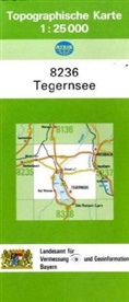 Breitband und Vermessung Landesamt für Digitalisierung, Landesam für Digitalisierung  Breitband u, Landesam für Digitalisierung Breitband un, Breitband und Vermessung Landesamt für Digitalisierung - Topographische Karte Bayern Tegernsee