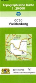 Breitband und Vermessung Landesamt für Digitalisierung, Breitband und Vermessung Landesamt für Digitalisierung - Topographische Karte Bayern Weidenberg