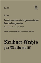 Felix Klein, Frit König, Fritz König - Funktionentheorie in geometrischer Behandlungsweise