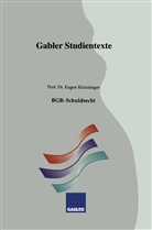 Eugen Klunzinger - BGB: Schuldrecht (SchuldR)