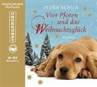 Petra Schier, Günter Merlau - Vier Pfoten und das Weihnachtsglück, 4 Audio-CDs (Audio book)