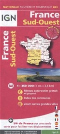 1M803, XXX - IGN Karten, Nationale Routière (et Touristique) - Bl.803: France Sud Ouest -ancienne édition-