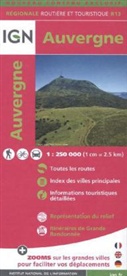 Collectif, REG13 - IGN Karten, Nationale Routière (et Touristique) - Bl.R13: Auvergne