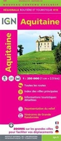 Collectif, REG15 - IGN Karten, Nationale Routière (et Touristique) - Bl.R15: R15 AQUITAINE