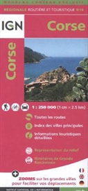 Collectif, REG19 - IGN Karten, Nationale Routière (et Touristique) - Bl.R19: R19 CORSE