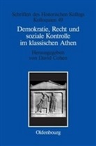 Elisabeth Müller-Luckner, Davi Cohen, David Cohen, Müller-Luckner, Müller-Luckner, Elisabeth Müller-Luckner - Demokratie, Recht und soziale Kontrolle im klassischen Athen