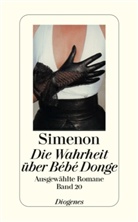 Georges Simenon - Ausgewählte Romane in 50 Bänden - Bd. 20: Die Wahrheit über Bébé Donge