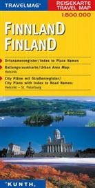 Travelmag Reisekarten: Travelmag Reisekarte Finnland. Finland