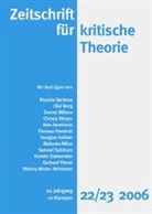 Wolfgang Bock, Sven Kramer, Gerhard Schweppenhäuser - Zeitschrift für kritische Theorie 22/23