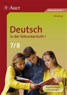 Otto Mayr - Deutsch in der Sekundarstufe I, 7./8. Jahrgangsstufe